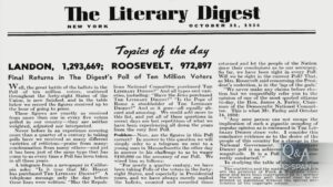1936 LIterary Digest Poll